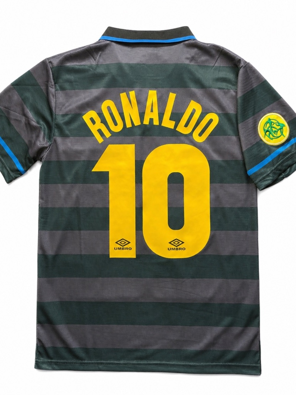 Ronaldo #10 Inter Milan Soccer Jersey Retro Away Dark Grey 1997/1998